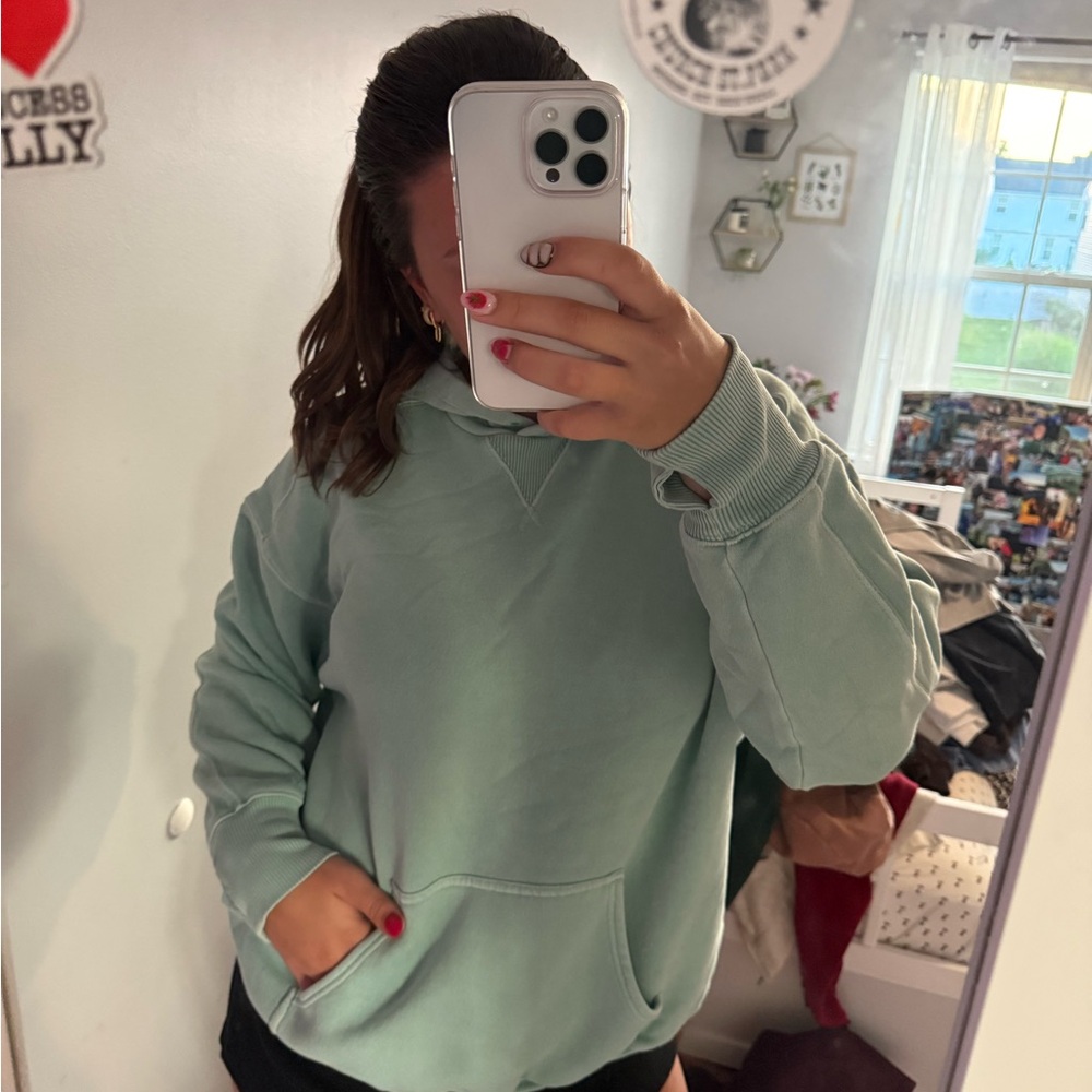 Aerie Light Green Women's Hoodie
